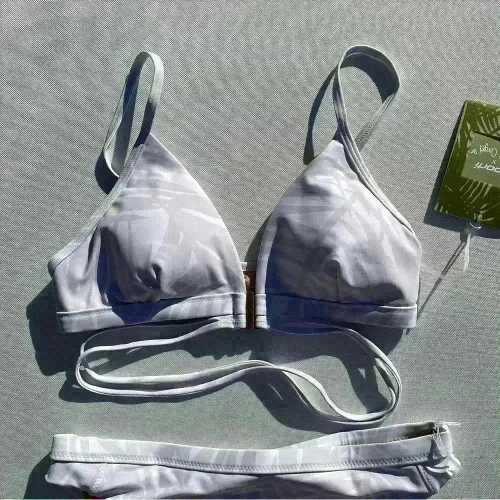 NWT Sporti x Stef Corgel High Waisted Bikini Bottom + Triangle Bikini To… - Picture 3 of 9